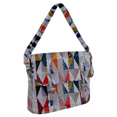Mosaic, Colorful, Rhombuses, Pattern, Geometry Buckle Messenger Bag by nateshop