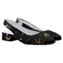 Asian Set With Clouds Moon Sun Stars Vector Collection Oriental Chinese Japanese Korean Style Women s Classic Slingback Heels View3