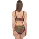 Authentic Aboriginal Art - Connections Cage Up Bikini Set View2