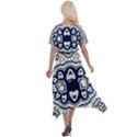IMFD DGB 1 Cross Front Sharkbite Hem Maxi Dress View2