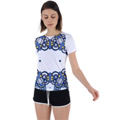 Imfd Dgb 2 Back Circle Cutout Sports T-shirt