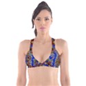Authentic Aboriginal Art - Waterholes (Corella) Plunge Bikini Top View1