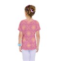 Fuzzy Peach Aurora Pink Stars Kids  One Piece T-Shirt View2
