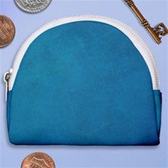 Blue Stone Texture Grunge, Stone Backgrounds Horseshoe Style Canvas Pouch