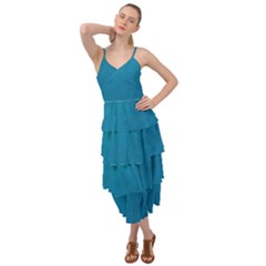 Blue Stone Texture Grunge, Stone Backgrounds Layered Bottom Dress