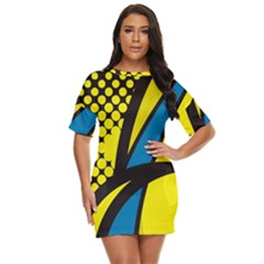 Colorful Abstract Background Art Just Threw It On Dress