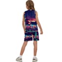 Cityscape Building Painting 3d City Illustration Kids  Basketball Mesh Set View4