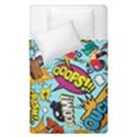 Comic Elements Colorful Seamless Pattern Duvet Cover Double Side (Single Size) View2