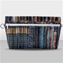 Assorted Title Of Books Piled In The Shelves Assorted Book Lot Inside The Wooden Shelf Handbag Organizer View1