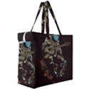 Astronaut Playing Guitar Parody Canvas Travel Bag View3