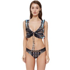 Catherine Spalace St Petersburg Low Cut Ruffle Edge Bikini Set