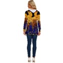 Skyline Frankfurt Abstract Moon Long Sleeve Drawstring Hooded Top View4