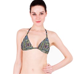 Arcade Game Retro Pattern Classic Bikini Top