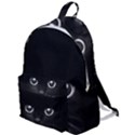 Black Cat Face The Plain Backpack View1