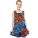 Gray Circuit Board Electronics Electronic Components Microprocessor Kids  Cross Back Dress View1