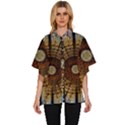 Barcelona Stained Glass Window Women s Batwing Button Up Shirt View1