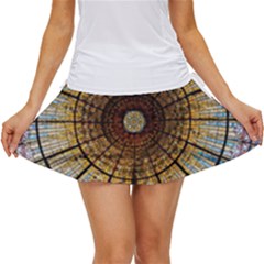Barcelona Stained Glass Window Women s Skort