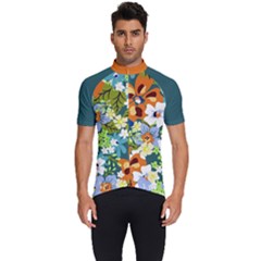 Floral Men s Short Sleeve Cycling Jersey by Giving