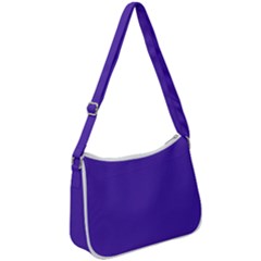Ultra Violet Purple Zip Up Shoulder Bag by bruzer