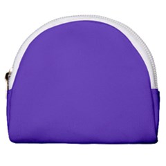 Ultra Violet Purple Horseshoe Style Canvas Pouch by bruzer