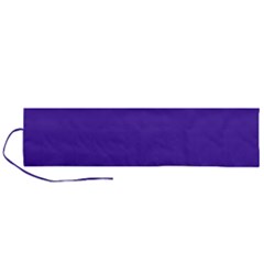 Ultra Violet Purple Roll Up Canvas Pencil Holder (l) by bruzer