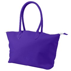Ultra Violet Purple Canvas Shoulder Bag by bruzer
