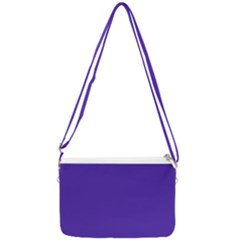Ultra Violet Purple Double Gusset Crossbody Bag by bruzer