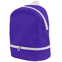Ultra Violet Purple Zip Bottom Backpack by bruzer
