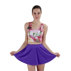 Ultra Violet Purple Mini Skirt by Patternsandcolors