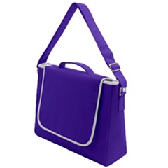 Ultra Violet Purple Box Up Messenger Bag by Patternsandcolors