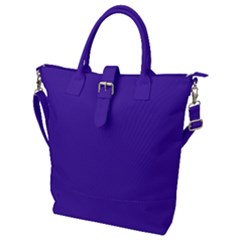 Ultra Violet Purple Buckle Top Tote Bag by Patternsandcolors