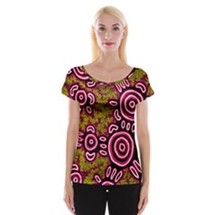 Authentic Aboriginal Art - You Belong Cap Sleeve Top