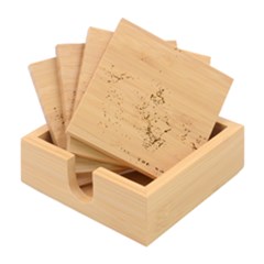 Pyramids Egypt Monument Landmark Sunrise Sunset Egyptian Bamboo Coaster Set