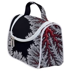 Abstract City Retro Sunset Night Satchel Handbag