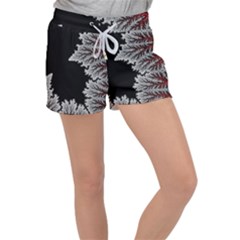 Aesthetic Outer Space Cartoon Art Women s Velour Lounge Shorts