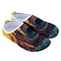 City Light Sky Landmark Painting Kids  Sock-Style Water Shoes View3