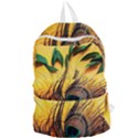 Sunset Illustration Water Night Sun Landscape Grass Clouds Painting Digital Art Drawing Foldable Lightweight Backpack View1