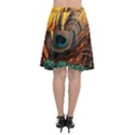 Japan Art Artwork Asia Drawing Lake Landscape Mountain Nature Oriental Chiffon Wrap Front Skirt View2