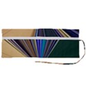 Zig Zag Pattern Geometric Design Roll Up Canvas Pencil Holder (M) View2
