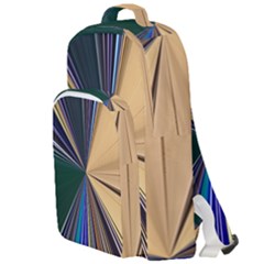 Flower Seamless Pattern Design Double Compartment Backpack