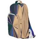 Flower Seamless Pattern Design Double Compartment Backpack View1