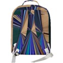 Flower Seamless Pattern Design Double Compartment Backpack View3