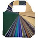 Eyes Pattern Woman Cartoon Foldable Grocery Recycle Bag View2
