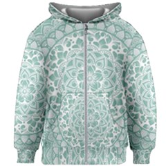 Round Ornament Texture Kids  Zipper Hoodie Without Drawstring
