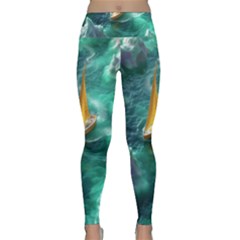 Moon Moonlit Forest Fantasy Midnight Lightweight Velour Classic Yoga Leggings