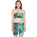 Moon Moonlit Forest Fantasy Midnight Stretch Shorts and Tube Top Set View1