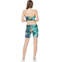 Moon Moonlit Forest Fantasy Midnight Stretch Shorts and Tube Top Set View2
