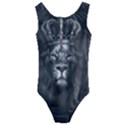 Lion King Of The Jungle Nature Kids  Cut-Out Back One Piece Swimsuit View1