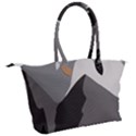 Mountain Wolf Tree Nature Moon Canvas Shoulder Bag View2