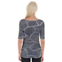 Authentic Aboriginal Art - Farm Lands 4 Wide Neckline T-Shirt View2